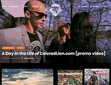 Tablet Screenshot of coloredlion.com